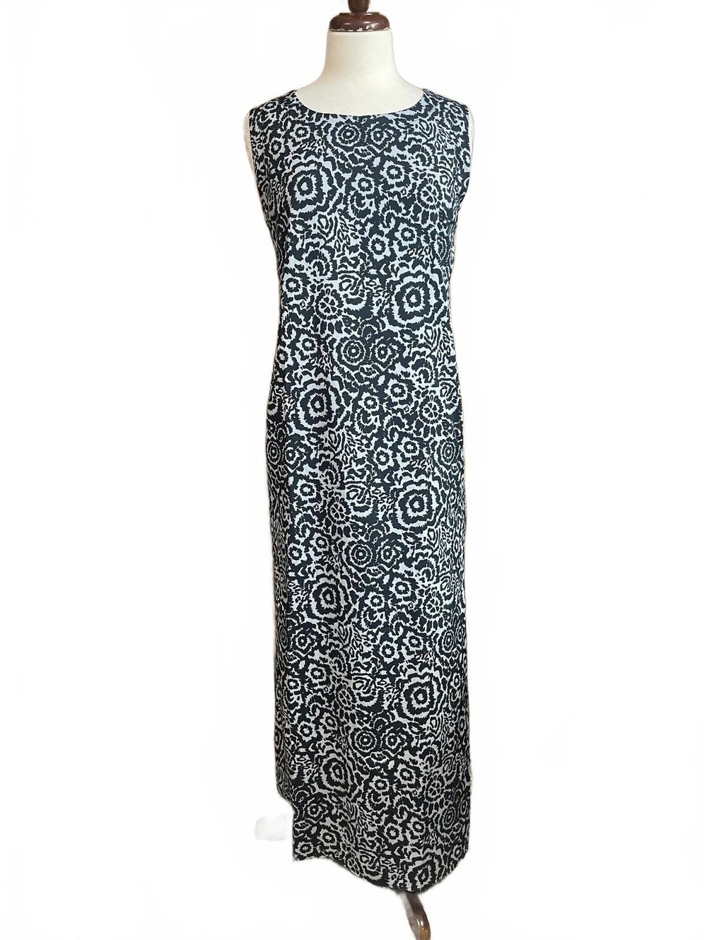 Ripskirt black & gray sleeveless maxi dress XL